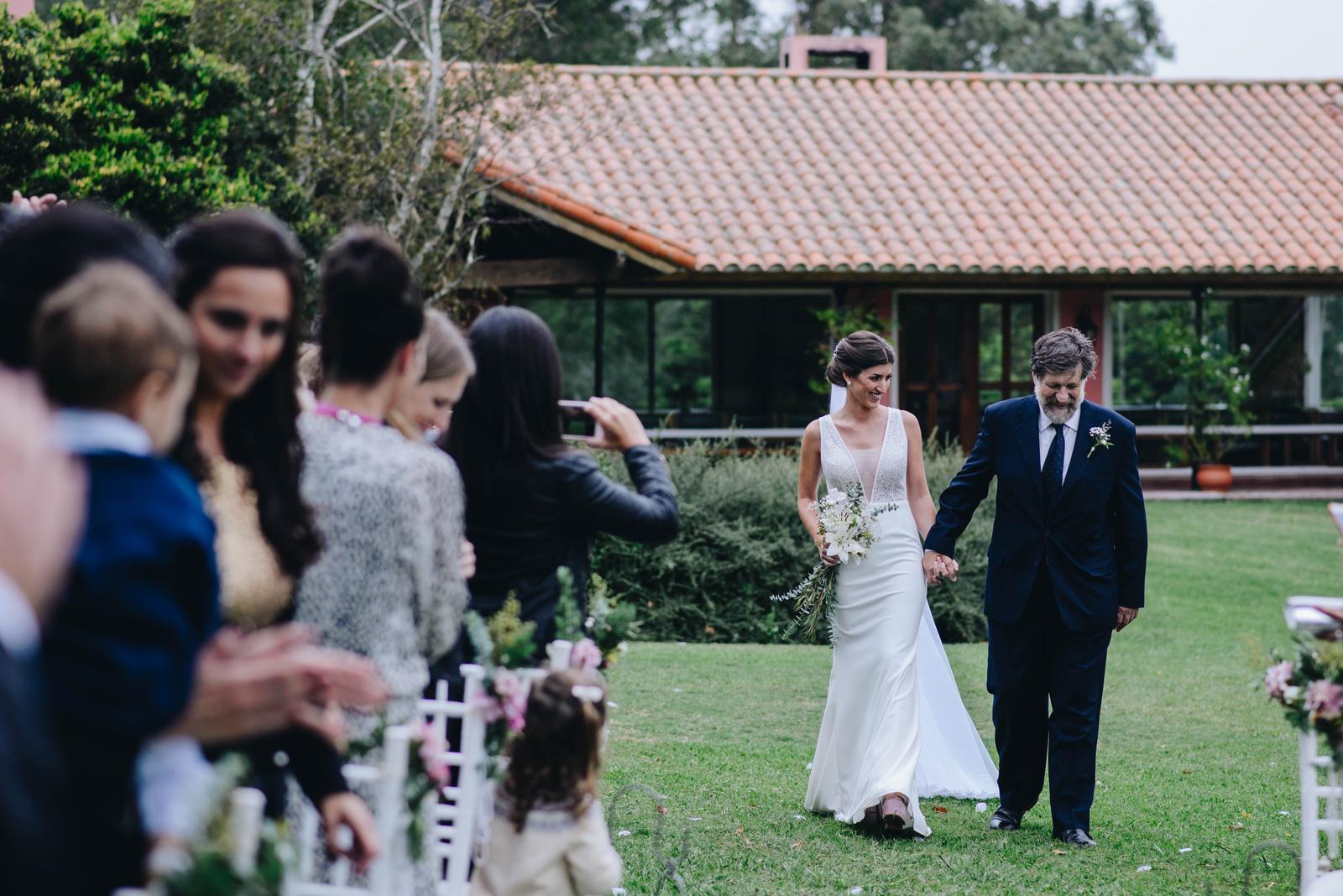 Mary junto a su familia, minutos antes de la ceremonia
