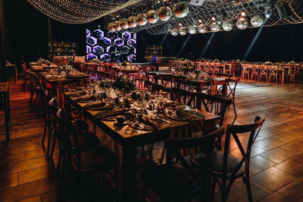 La mesa larga de la cena